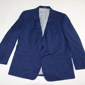 Brooks Brothers Men's Explorer Regent Fit Suit Jacket Size 48 Regular Blue 48R